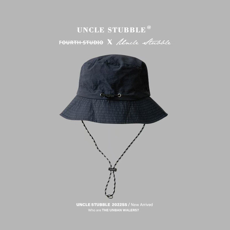 【READY STOCK】2025 Women’s Strap Buckle Fisherman Hat – UV Protection Summer Sun Hat for Outdoor Travel 渔夫帽