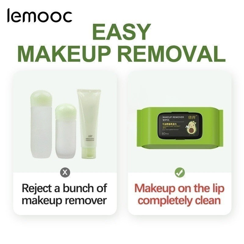 (READYSTOCK) Makeup Remover Premium Wipes Deep Cleansing Moisturising Wipes Cotton 12Pcs/60Pcs/80Pcs 卸妆湿巾