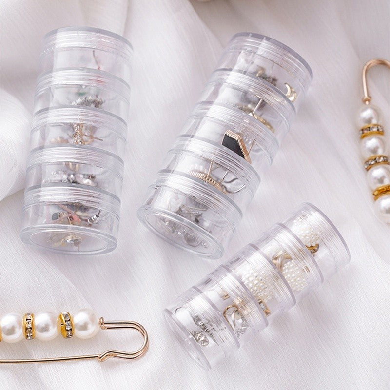 (READYSTOCK) Multilayer Rotating Jewelry Storage Box Jewelry Earrings Ring Plastics Box Jewelry Stand 首饰收纳盒