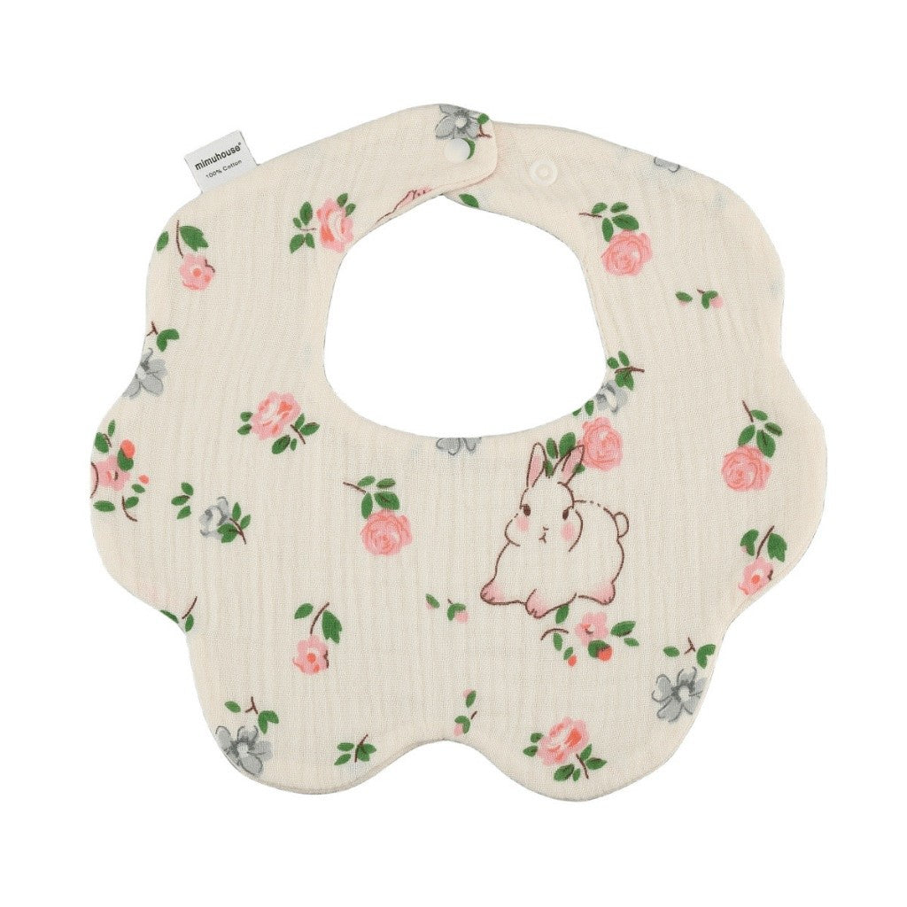 READY STOCK!!! Baby Kids Towel Baby Cotton Toddler 8 Layer Saliva Towel Ins Fesyen Baby Bib With Button Bibik WW0848i