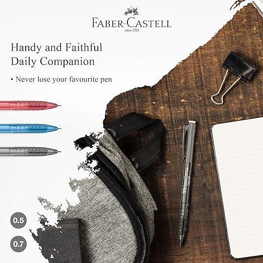 【10-PCS】Faber Castell Click X5 Ball Pen 0.5mm X 10-PCS #Faber-Castell #Click #X5 #0.5mm #1425