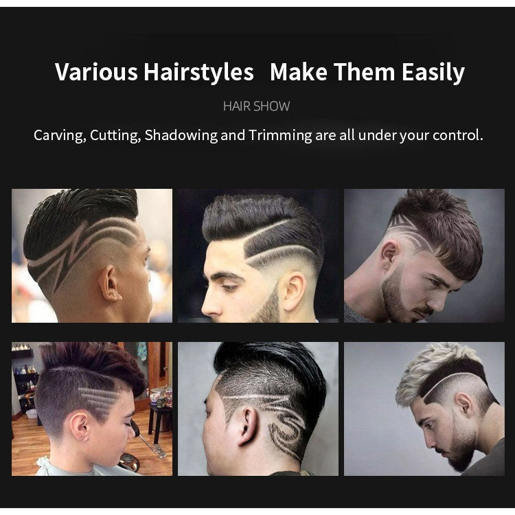 READY STOCK! Rechargeable Hair Clipper Men Beard Trimmer Cutting Machine cutter shaver cordless cut 电推剪
