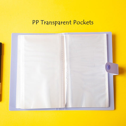 【READY STOCK】Portable 50 Sheets Multipurpose Paper Money Currency Storage Book Album 紙幣收藏册