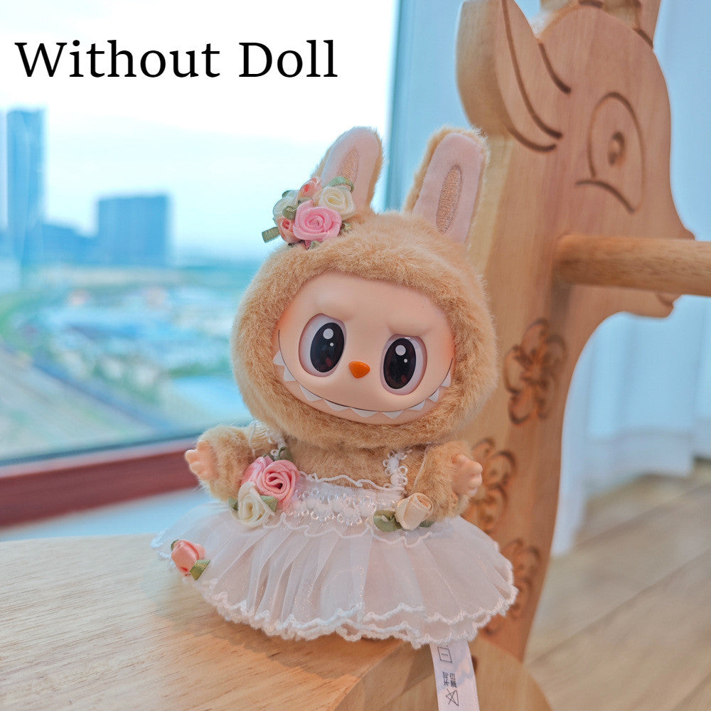 【Ready Stock】 LABUBU The Exciting Macaroon / Sitting Posture Party Doll Clothes Accessories Set Not Original 拉布布配件