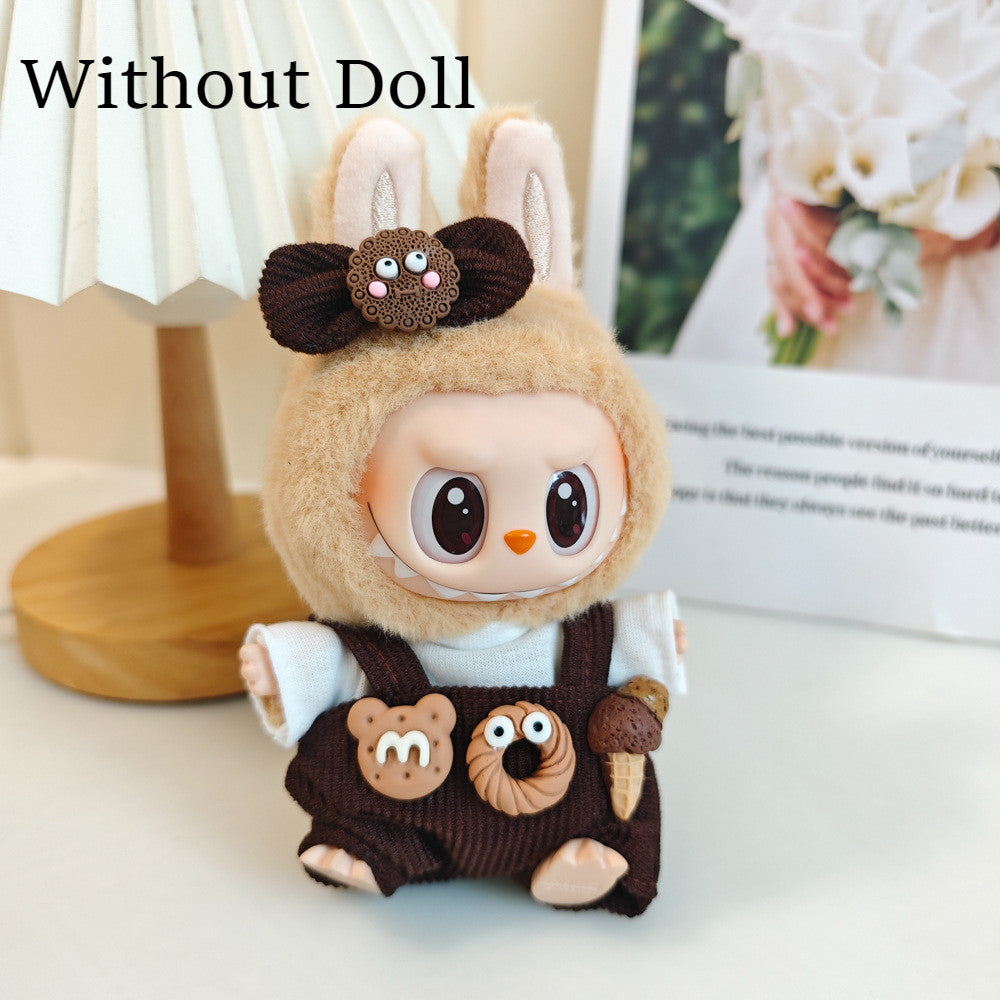 【Ready Stock】 LABUBU The Exciting Macaroon / Sitting Posture Party Doll Clothes Accessories Set Not Original 拉布布配件