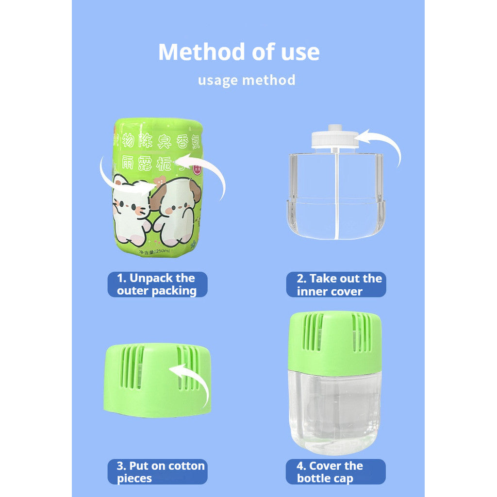 READY STOCK!!! Pet Deodorizer Spray for Cats & Dogs | Indoor Odor Eliminator & Air Freshener 250ml 宠物除臭香氛