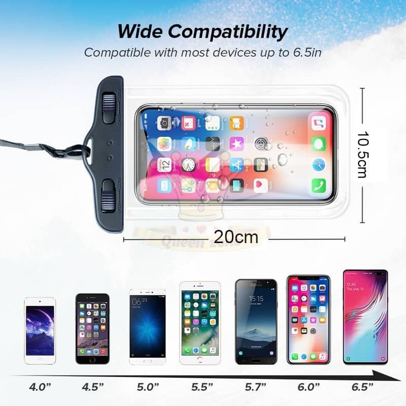 READY STOCK!!! Waterproof Phone Case Bag Pouch Holder Pouch Cover Luminous Float Seaside Swimming 水下拍照气囊手机防水袋