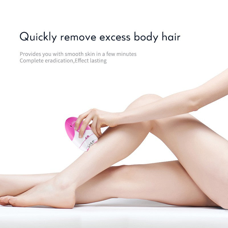 READY STOCK!!! Kemei KM-189A Women Epilator Rechargeable Hair Removal Machine Electric Shaver 科美脱毛仪