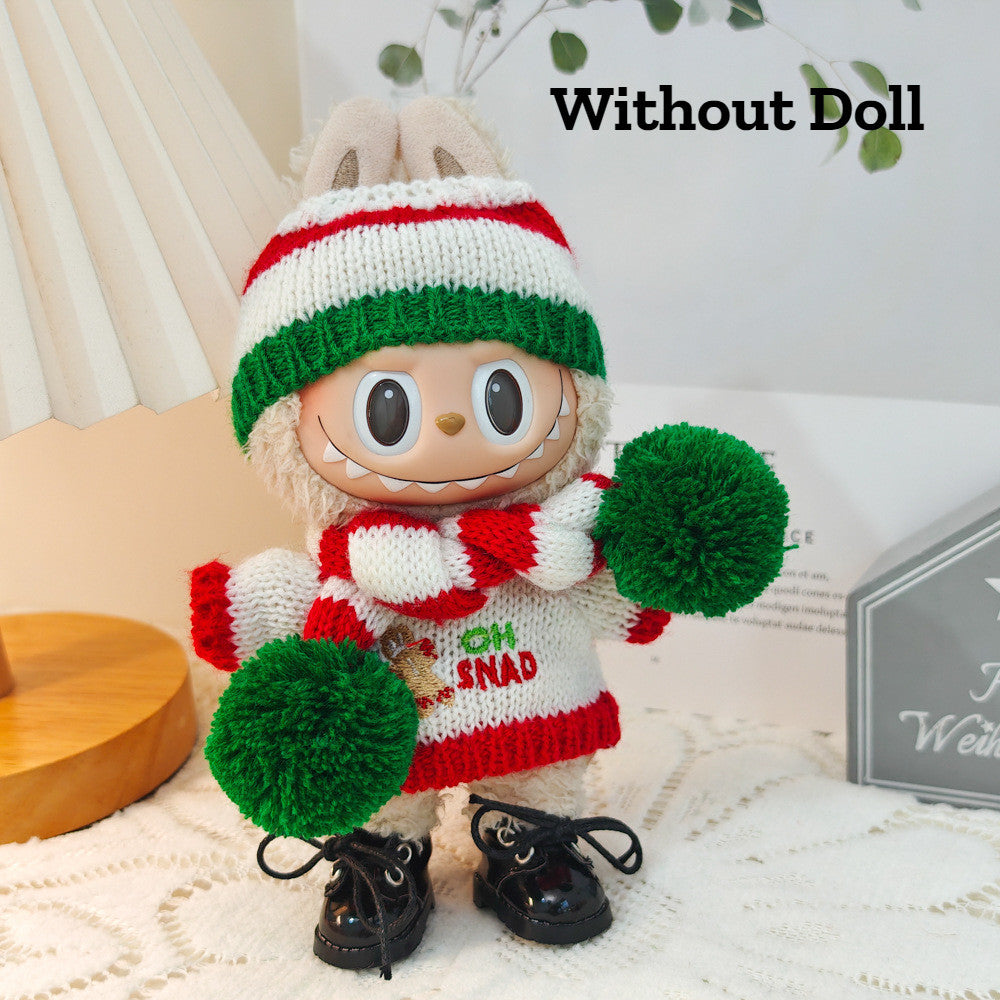 【Ready Stock】 LABUBU The Exciting Macaroon / Sitting Posture Party Doll Clothes Accessories Set Not Original 拉布布配件