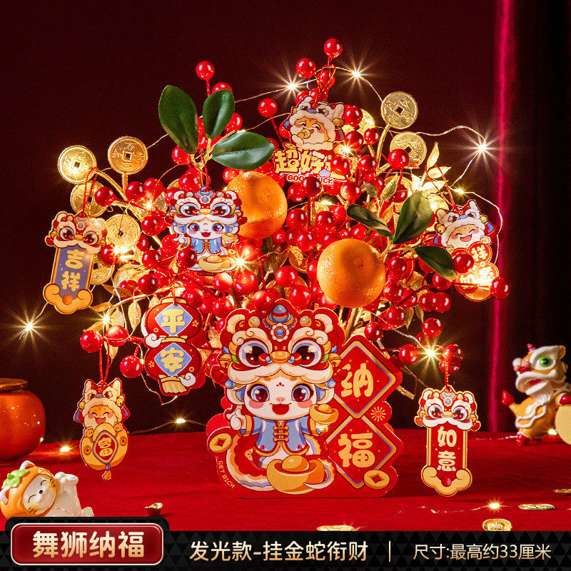 2025 New Year's Blessing Barrel Decoration Spring Festival Decoration Supplies 2025蛇年福桶新年装饰春节布置用品
