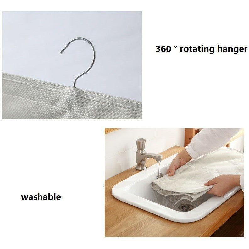 【READY STOCK】Double-Sided Hanging Bra Storage Bag | Wall-Mounted Underwear Organizer 内衣袜子收纳挂袋