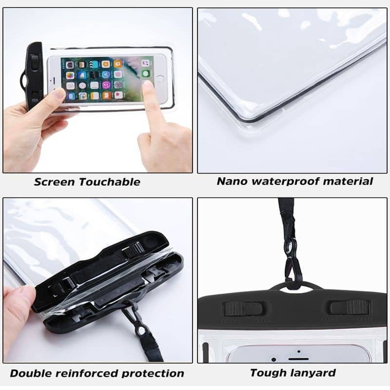 READY STOCK!!! Waterproof Phone Case Bag Pouch Holder Pouch Cover Luminous Float Seaside Swimming 水下拍照气囊手机防水袋
