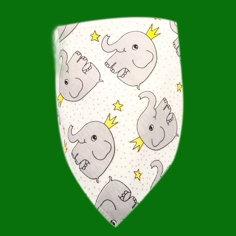READY STOCK!!!Baby Kids Triangle Towel Baby Cotton Toddler Towel Baby Bib With Button Bibik Bayi 343