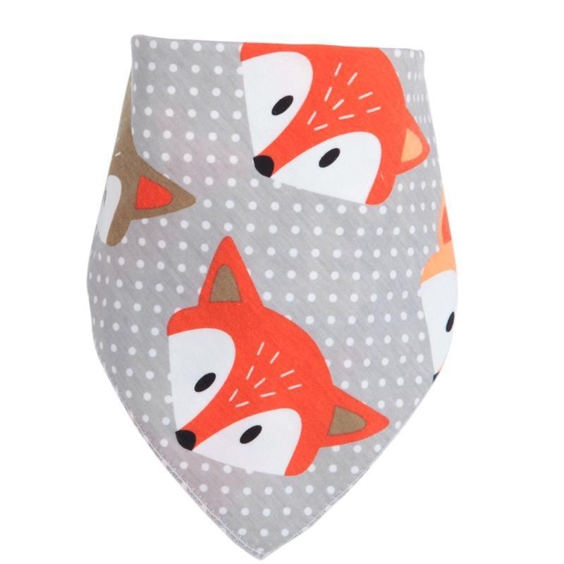 READY STOCK!!!Baby Kids Triangle Towel Baby Cotton Toddler Towel Baby Bib With Button Bibik Bayi 343