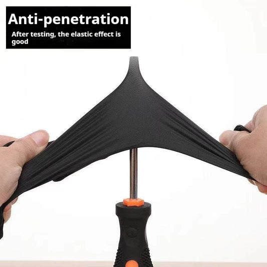 (READY STOCK) 100pcs Disposable Nitrile Gloves Black/Blue Sarung Tangan Hitam/Biru 一次性手套 S/M/L/XL