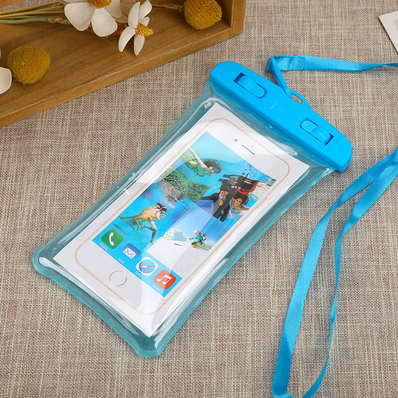 READY STOCK!!! Waterproof Phone Case Bag Pouch Holder Pouch Cover Luminous Float Seaside Swimming 水下拍照气囊手机防水袋
