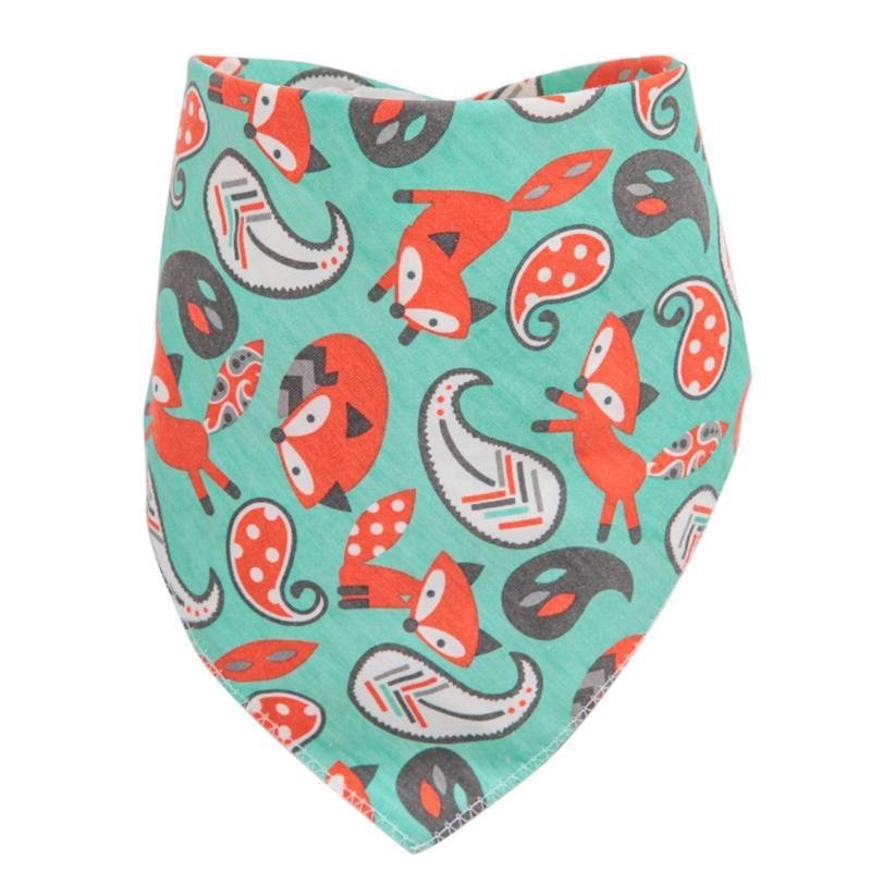 READY STOCK!!!Baby Kids Triangle Towel Baby Cotton Toddler Towel Baby Bib With Button Bibik Bayi 343