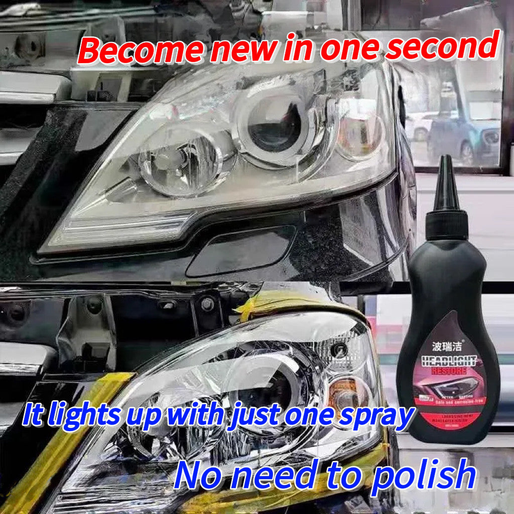 READY STOCK!!! Car Headlight Repair Lotion | Powerful Headlamp Cleaner & Restoration Polishing Cream 汽车大灯修复乳