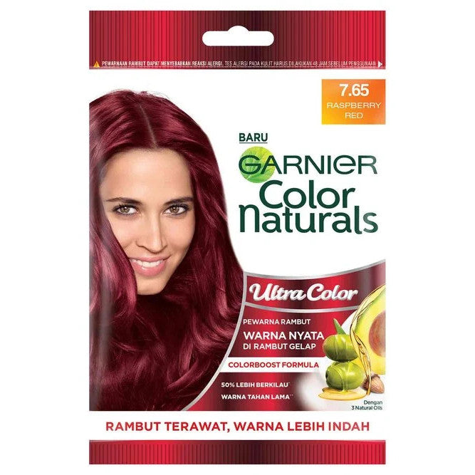 READY STOCK!!! Garnier Color Naturals | Long-Lasting Nourishing Cream Hair Color with Natural Oils | Grey Coverage