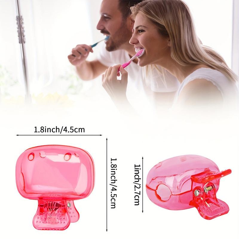 【READY STOCK】Toothbrush Head Cover | Portable Travel Toothbrush Cap | Hygienic Dustproof Toothbrush Protector 牙刷头保护套