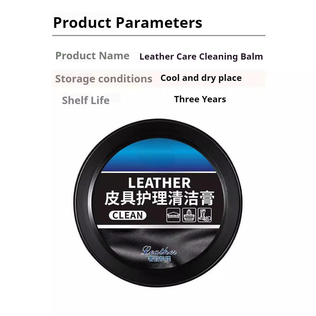READY STOCK!!! Leather Care Cleaning Balm | Multi-Purpose Leather Conditioner | Shoes Bags Sofa Cleaner 皮具护理清洁膏