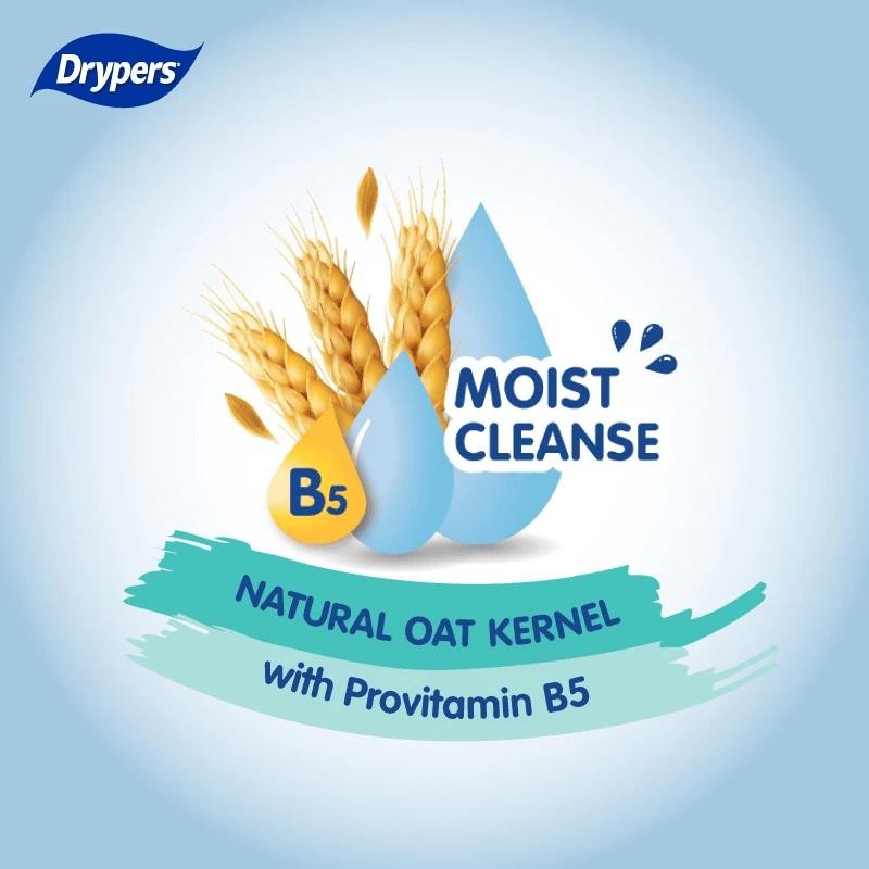 READY STOCK!!! Drypers Baby Wipes 2x30s | Gentle & Soft Baby Wet Wipes | Hypoallergenic Safe for Newborns 婴儿湿纸巾