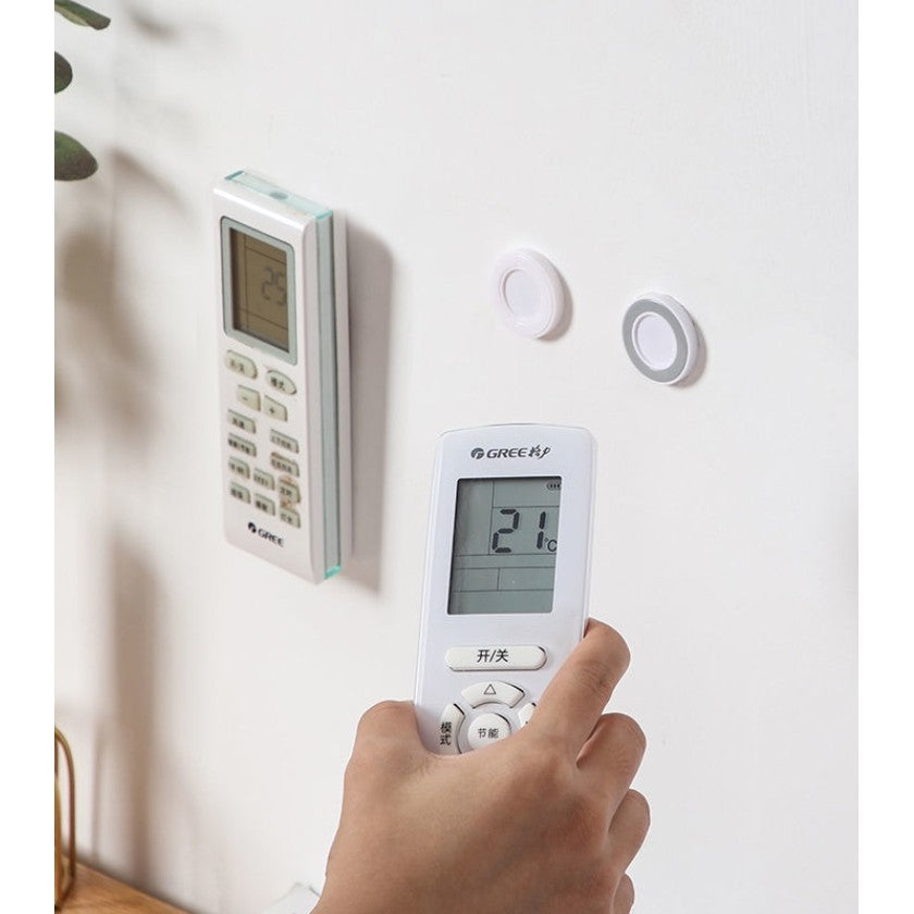 【READY STOCK】No-Drill Magnetic Remote Control Holder | Strong Adhesive Wall Mount Storage 免打孔遥控器磁吸贴
