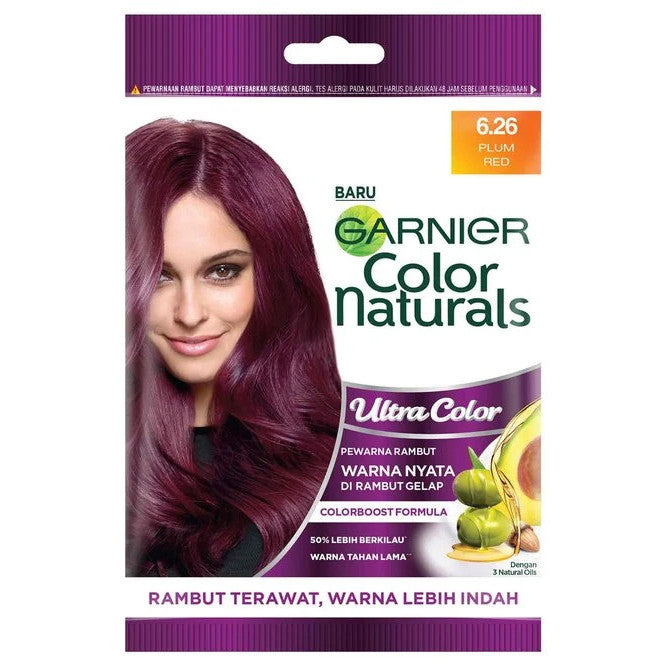 READY STOCK!!! Garnier Color Naturals | Long-Lasting Nourishing Cream Hair Color with Natural Oils | Grey Coverage