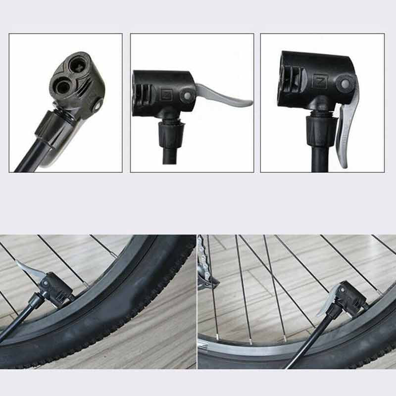 Wheel Up MTB Bike Pump Ultra-light Bicycle Foot Pump Electric Scooter Pressure Gauge Air Inflator