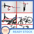 Bicycle wall rack hook holder