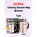 READY STOCK!!!Zebra SUS304 Stainless Steel Century Vacuum Mug 0.45L (450ml)