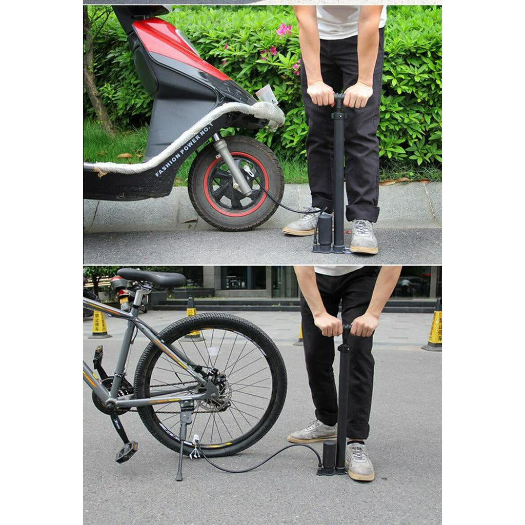 Durable Lightweight Portable Multi-functional Cycling Bike Bicycle Pump Tools Floor Pump Hand Foot