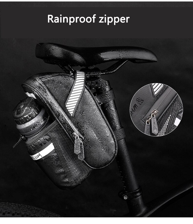 Wheel up Road bicycle kettle Tail bag High capacity Waterproof Saddle Bag MTB bag Sacoche Velo Reflective Accesorios