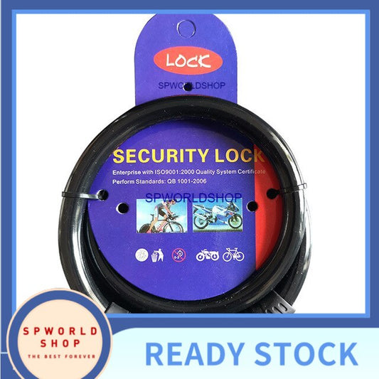 Bike Cable Basic Self Coiling Resettable Combination Cable Bike Locks Simple structure solid and reliable Bicycle Acces