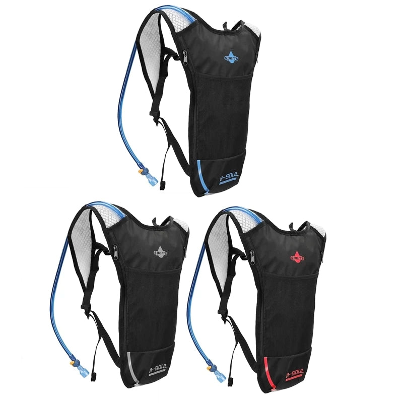 B-SOUL Bike Hydration Pack Water Backpack with Water Bladder Free Hydration Backpack for Running Cycling Hiking Climbing
