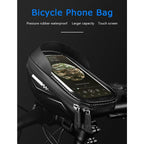 Phone Bag Bike Bicycle Strong Rainproof TPU Touch Screen Cell Phone Holder Bicycle Handlebar Bags MTB Frame Pouch Bag