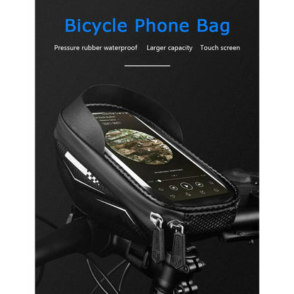 Phone Bag Bike Bicycle Strong Rainproof TPU Touch Screen Cell Phone Holder Bicycle Handlebar Bags MTB Frame Pouch Bag