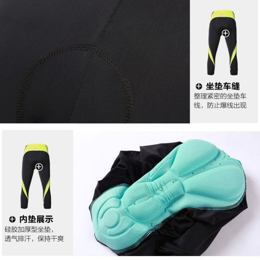 Bicycle cycling 7inch pants with spounge