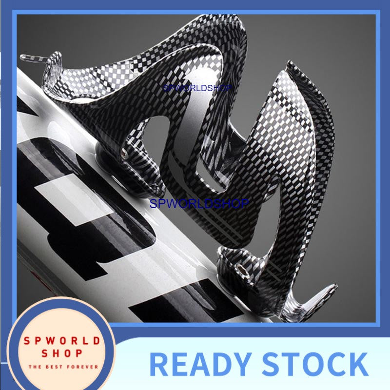 Bicycle Water Bottle Support Carbon Fiber Pattern Bicycle Kettle Rack Bike Cycling Ultralight Bottle Cage Bicycle Access
