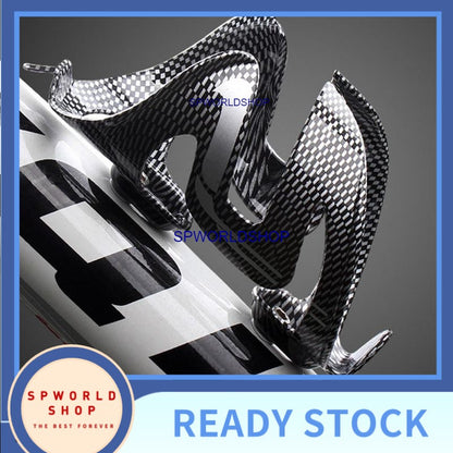 Bicycle Water Bottle Support Carbon Fiber Pattern Bicycle Kettle Rack Bike Cycling Ultralight Bottle Cage Bicycle Access