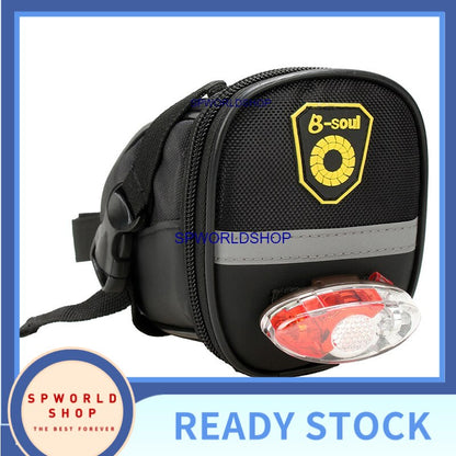 B-soul Portable Waterproof Bike Saddle Bag Portable Cycling Seat Pouch Bicycle Tail bags Rear Pannier Cycling Accessorie