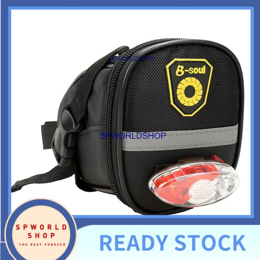 B-soul Portable Waterproof Bike Saddle Bag Portable Cycling Seat Pouch Bicycle Tail bags Rear Pannier Cycling Accessorie