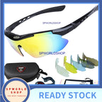 Outdoor Cycling Glasses HD Myopia Solar Sports Sunglasses Interchangeable Lenses Bicycle Eyewear Goggles