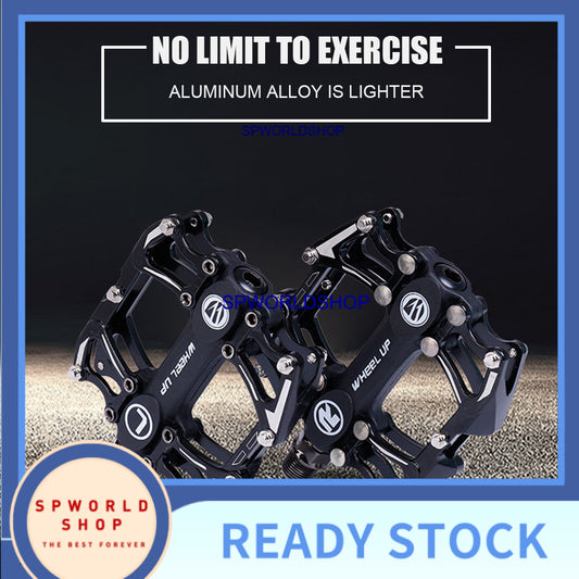 Wheel up 4 Bearings Bicycle Pedal Anti-slip Ultralight MTB Mountain Bike Pedal Sealed Bearing Pedals Bicycle Accessories