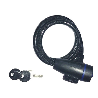 Bike Lock Cable Locks Road Bike Cycling Mountain Bike padlock Anti-Theft Chain Lock(Black)