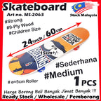 【Ready Stock】Skateboard Papan Skate Board Four-Wheeled Long Skateboard Adult Scooters Penny Board  滑板