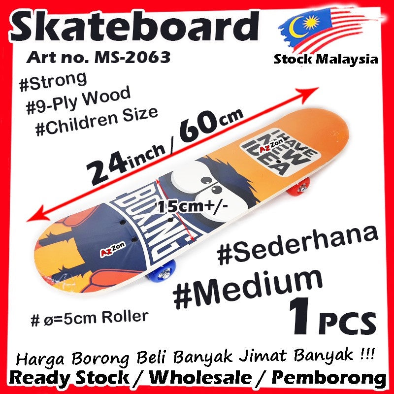 【Ready Stock】Skateboard Papan Skate Board Four-Wheeled Long Skateboard Adult Scooters Penny Board  滑板
