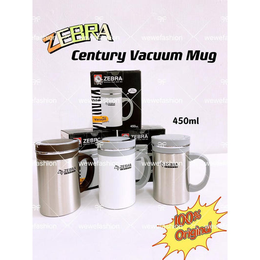 READY STOCK!!!Zebra SUS304 Stainless Steel Century Vacuum Mug 0.45L (450ml)