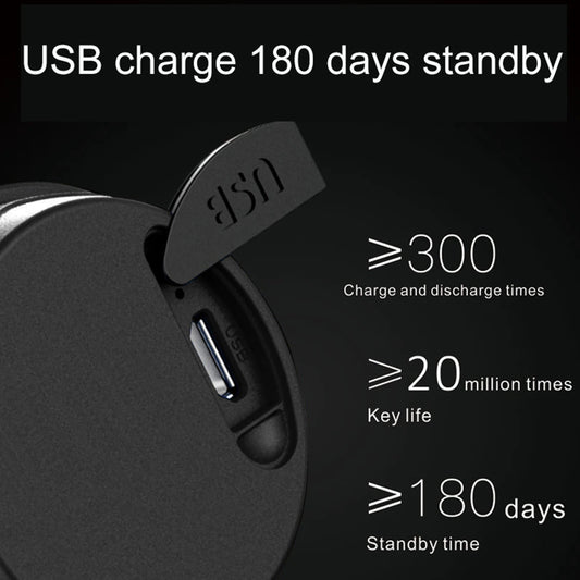 USB Rechargeable Waterproof Electronic Bicycle Horn Loud Volume Cycling Handlebar Electric Bike Ring Mini Alarm Bells