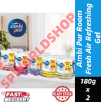 Ambi Pur Room Fresh Air Refreshing Gel (180g x 2) [Value Pack]